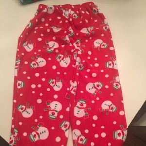 Boys Christmas fleece PJ Bottoms